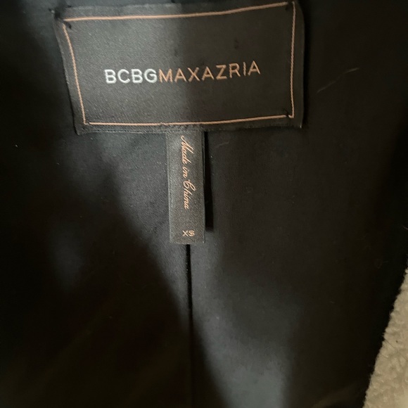 BCBG Max Azria Shearling Leather Jacket - Picture 3 of 3